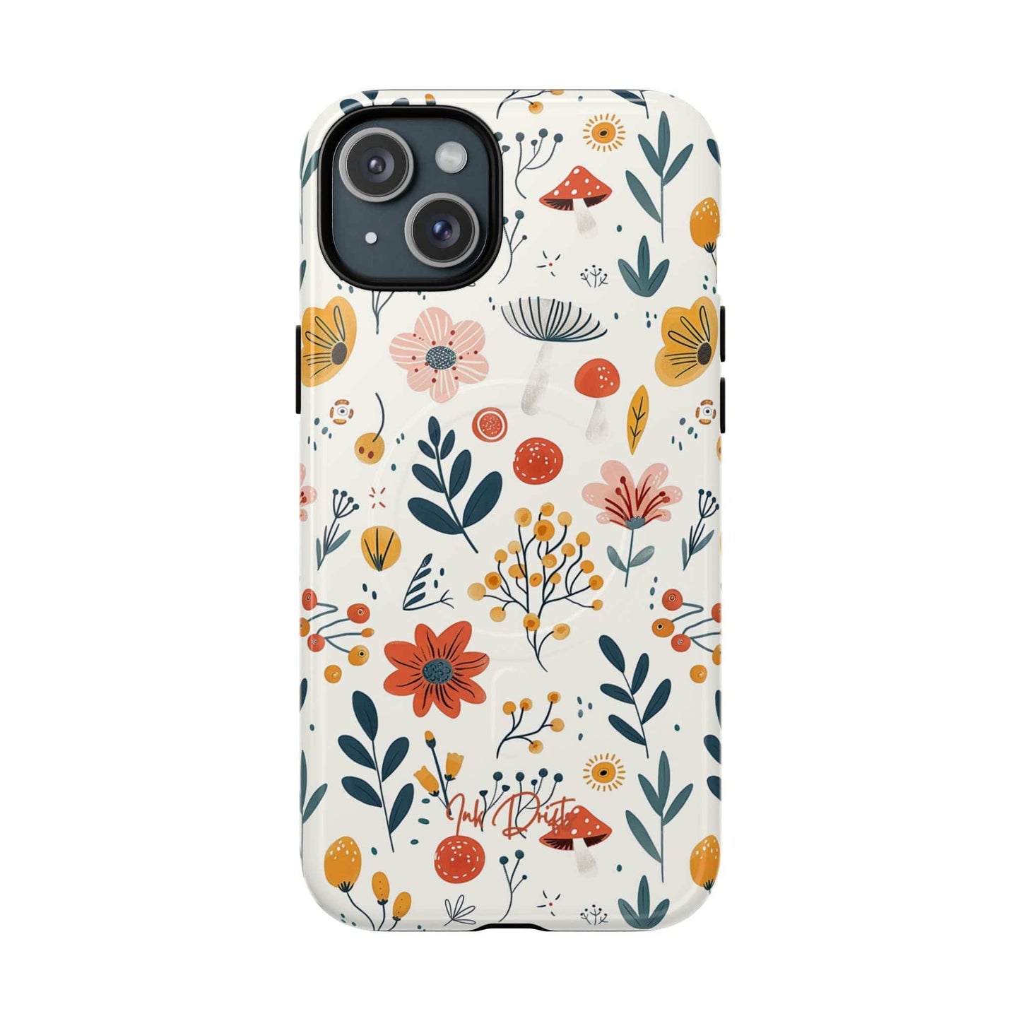 iPhone 15 Plus Glossy Phone Case - Forest Whimsy | MagSafe iPhone Case