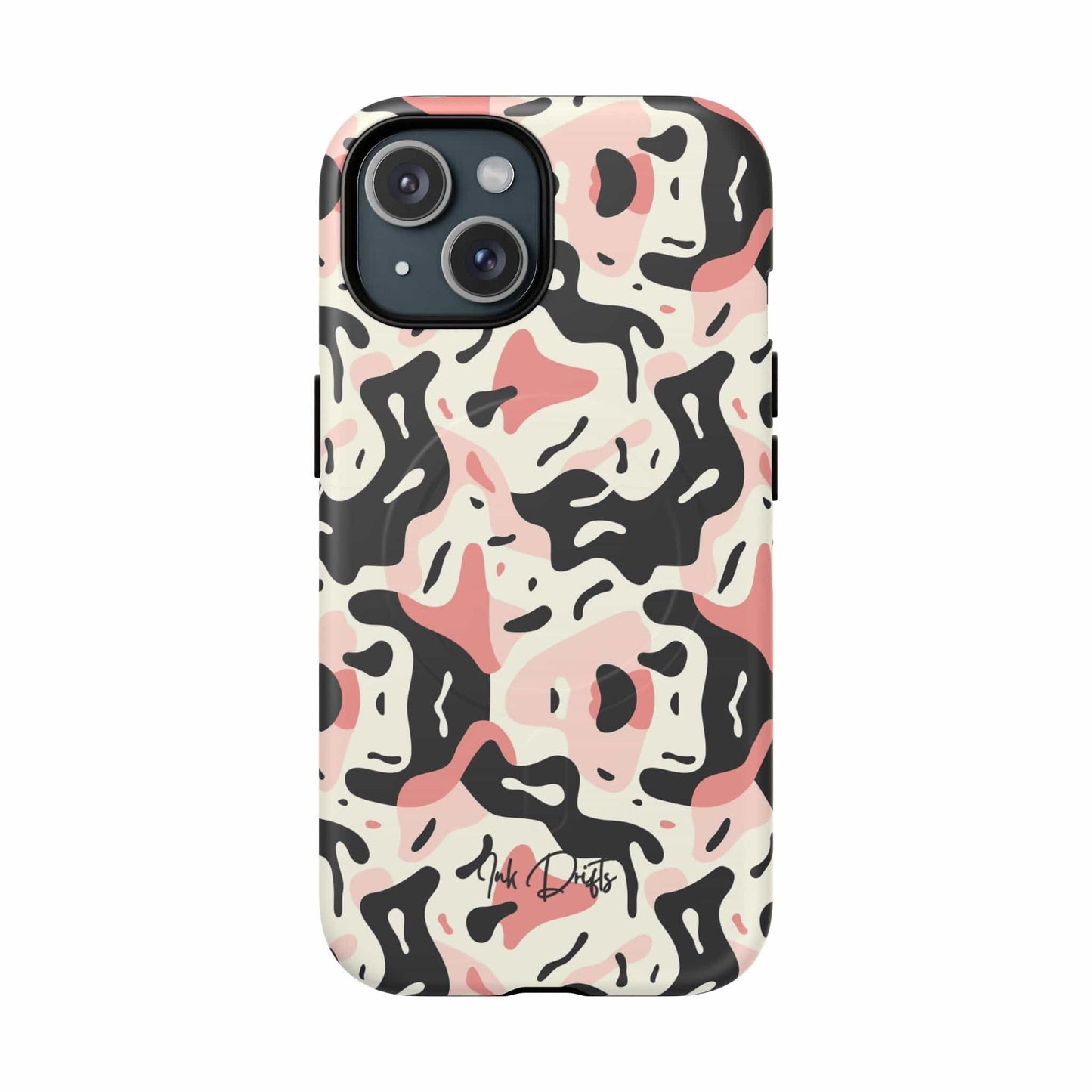 iPhone 15 Matte Phone Case - Pastel Camo | MagSafe iPhone Case