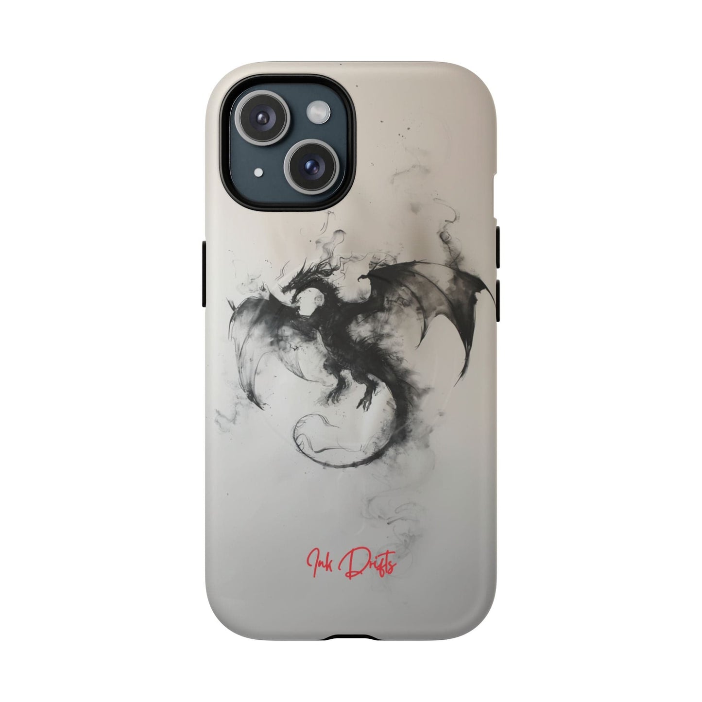 iPhone 15 Matte Phone Case - Smoky Dragon | MagSafe iPhone Case