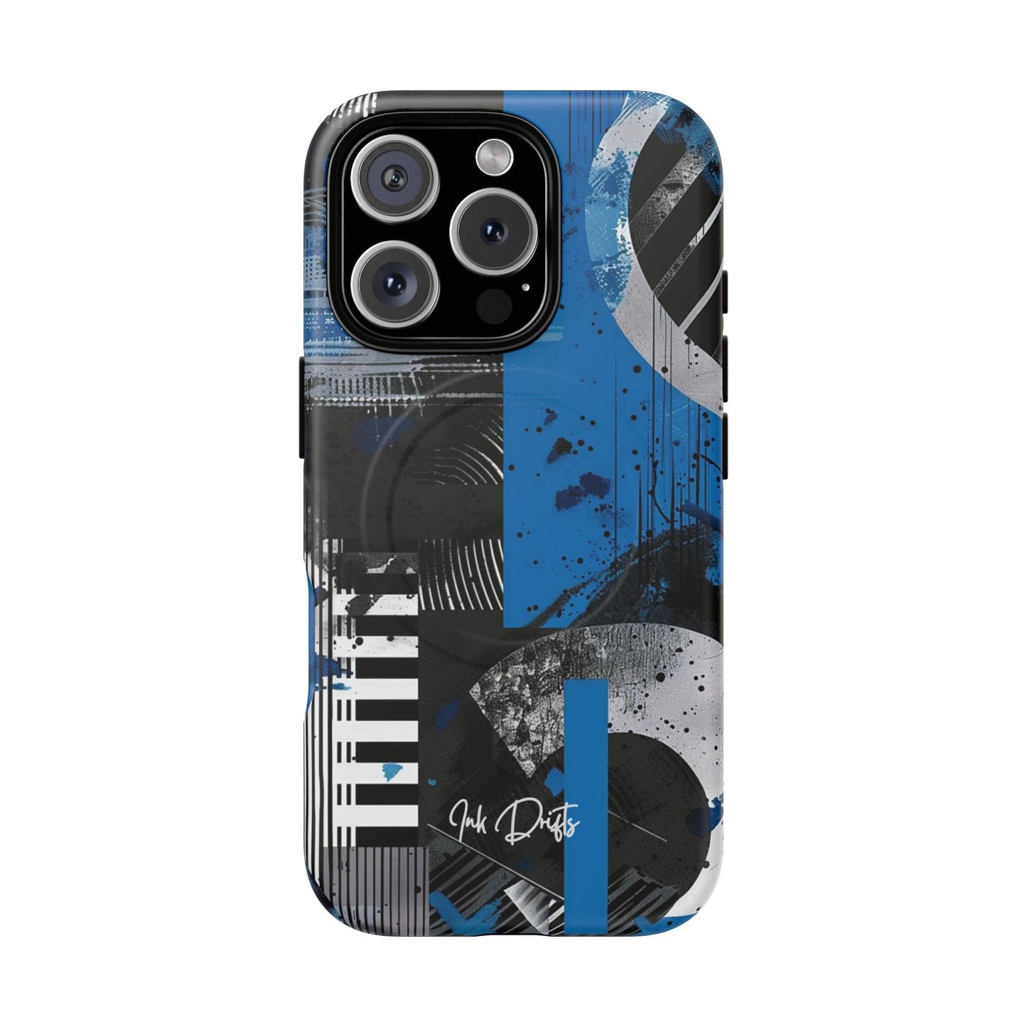 iPhone 16 Pro Matte Phone Case - Urban Geometry | MagSafe iPhone Case