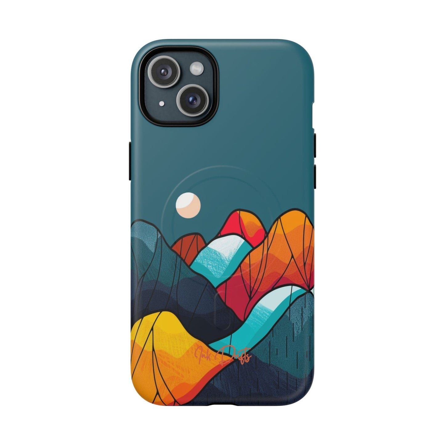 iPhone 15 Plus Matte Phone Case - Autumn Mountains | MagSafe iPhone Case