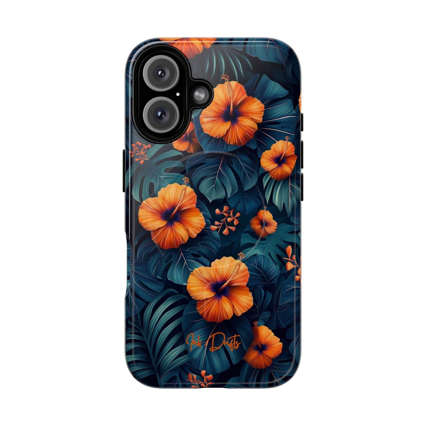 iPhone 16 Glossy Phone Case - Island Bloom | MagSafe iPhone Case
