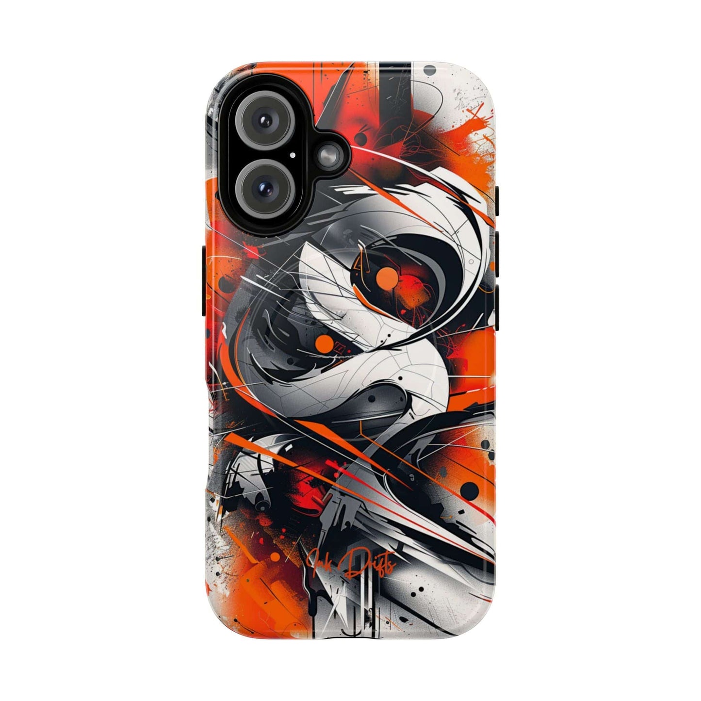 iPhone 16 Glossy Phone Case - Urban Vortex | MagSafe iPhone Case