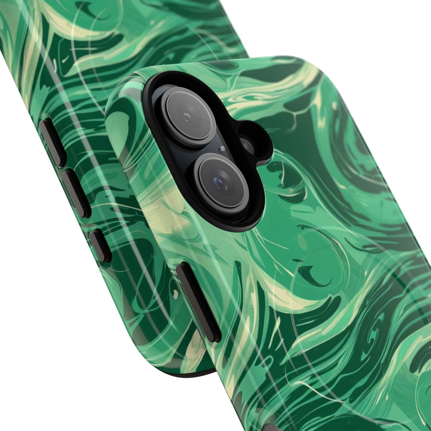Phone Case - Emerald Swirl | MagSafe iPhone Case