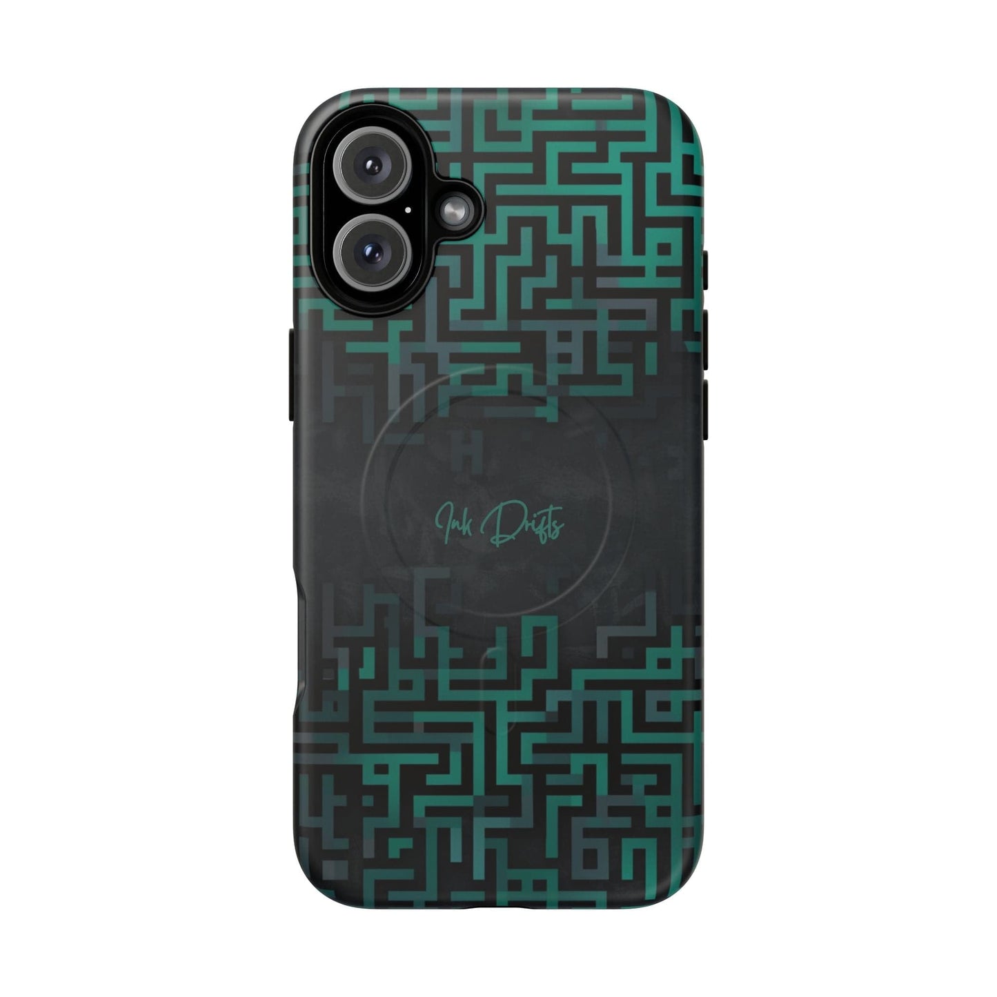 iPhone 16 Plus Matte Phone Case - Cyber Circuit | MagSafe iPhone Case
