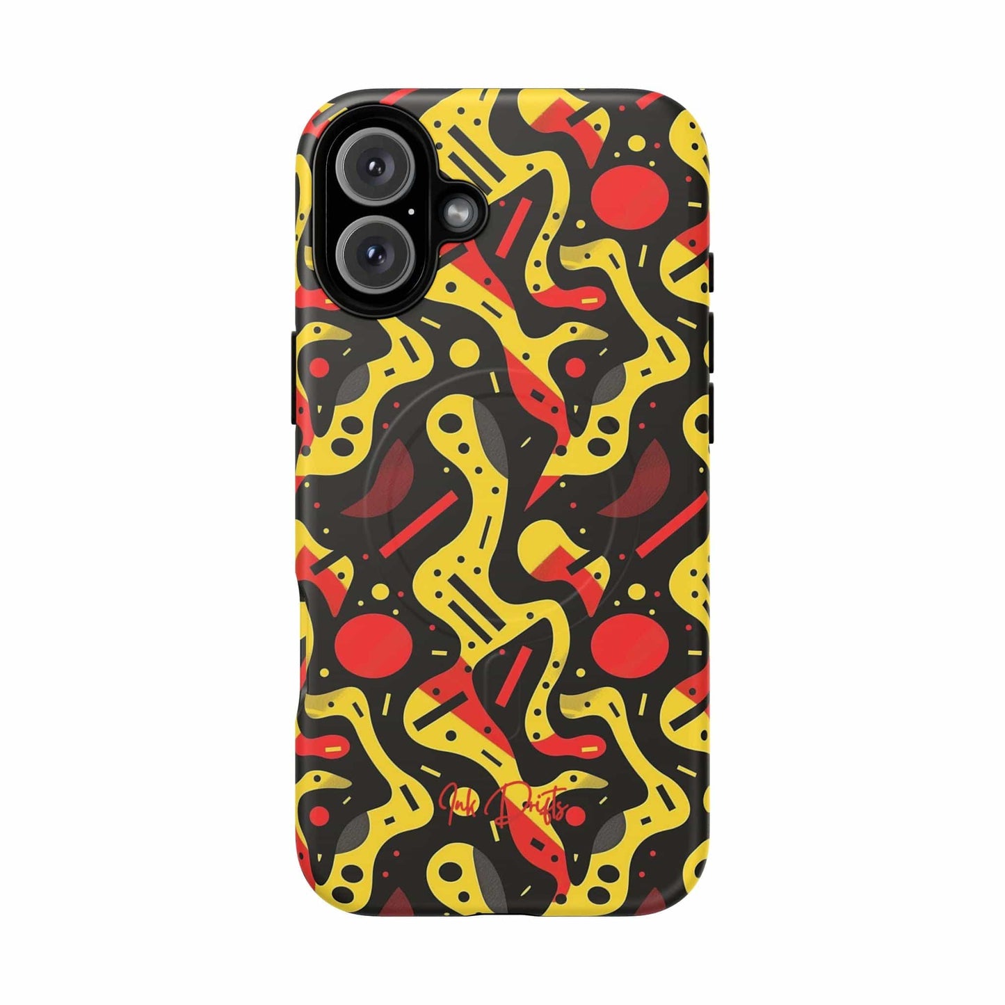 iPhone 16 Plus Matte Phone Case - Electric Pulse | MagSafe iPhone Case