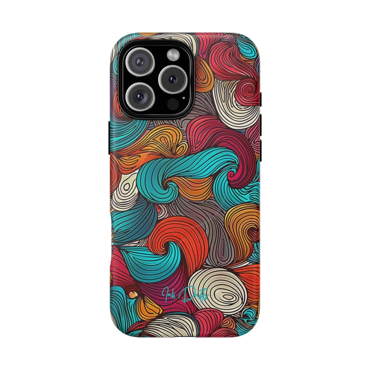 iPhone 16 Pro Max Matte Phone Case - Vivid Curls | MagSafe iPhone Case