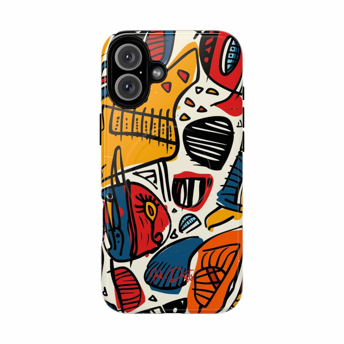 iPhone 16 Plus Glossy Phone Case - Urban Rhythm | MagSafe iPhone Case