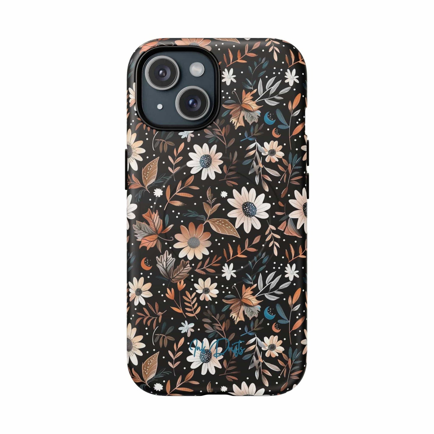 iPhone 15 Matte Phone Case - Midnight Meadow | MagSafe iPhone Case