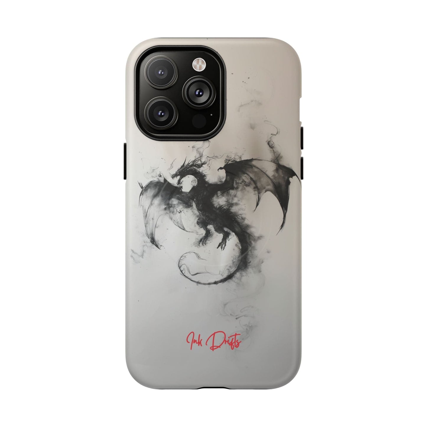 iPhone 14 Pro Max Matte Phone Case - Smoky Dragon | MagSafe iPhone Case