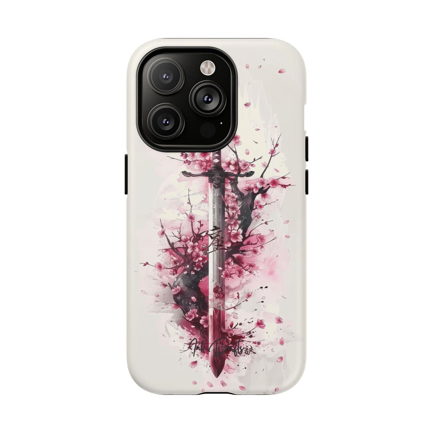iPhone 14 Pro Matte Phone Case - Sakura Blade | MagSafe iPhone Case