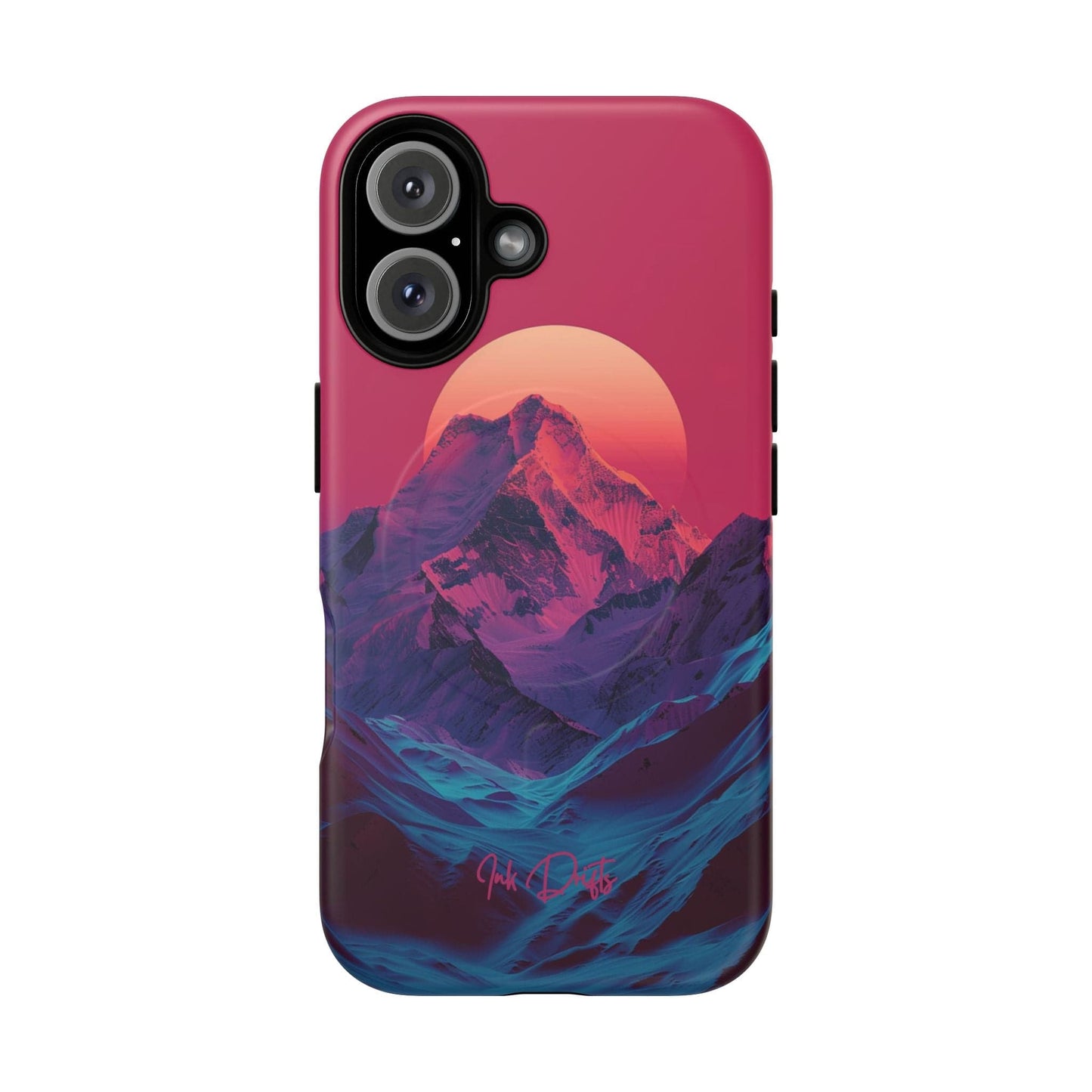iPhone 16 Matte Phone Case - Mountain Aura | MagSafe iPhone Case