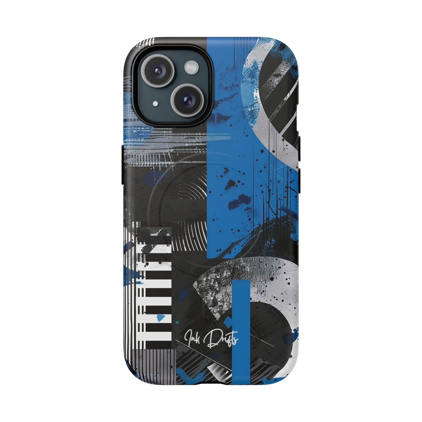 iPhone 15 Matte Phone Case - Urban Geometry | MagSafe iPhone Case