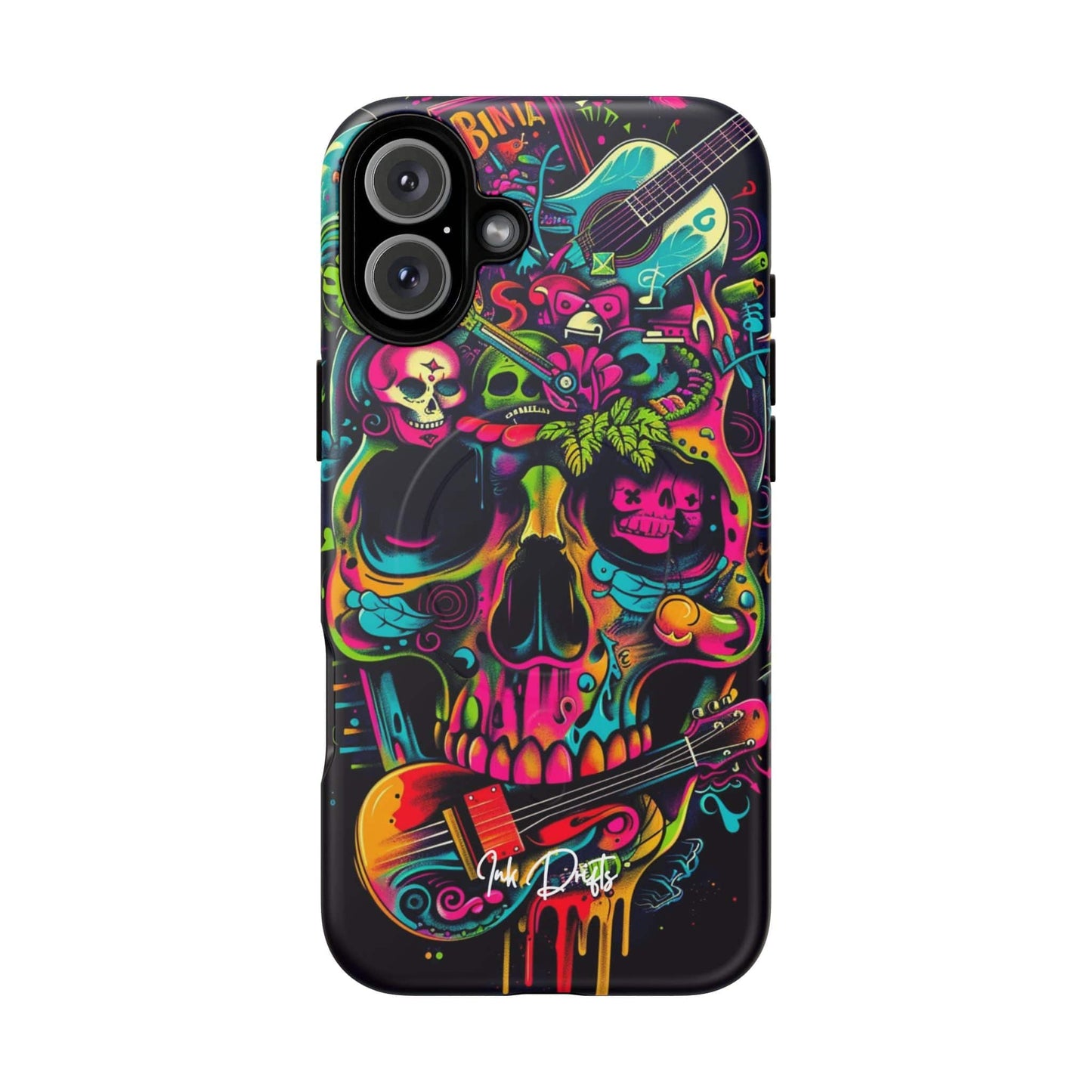 iPhone 16 Plus Matte Phone Case - Psychedelic Harmony | MagSafe iPhone Case
