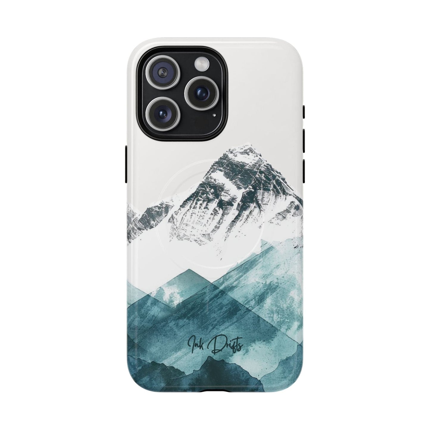 iPhone 15 Pro Max Glossy Phone Case - Alpine Serenity | MagSafe iPhone Case