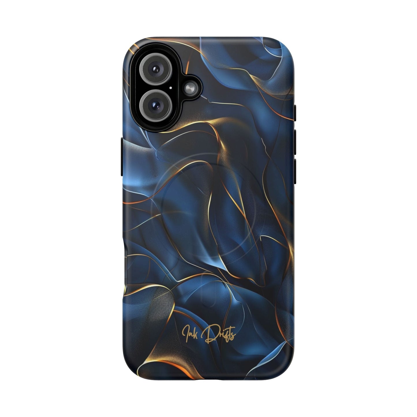 iPhone 16 Plus Matte Phone Case - Golden Currents | MagSafe iPhone Case