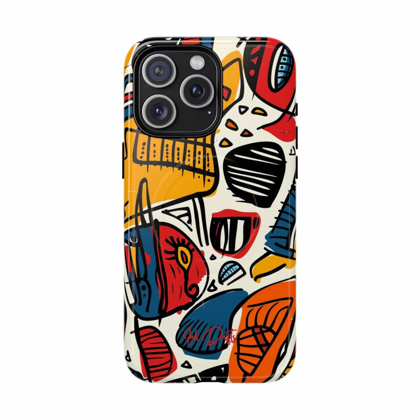 iPhone 15 Pro Max Glossy Phone Case - Urban Rhythm | MagSafe iPhone Case