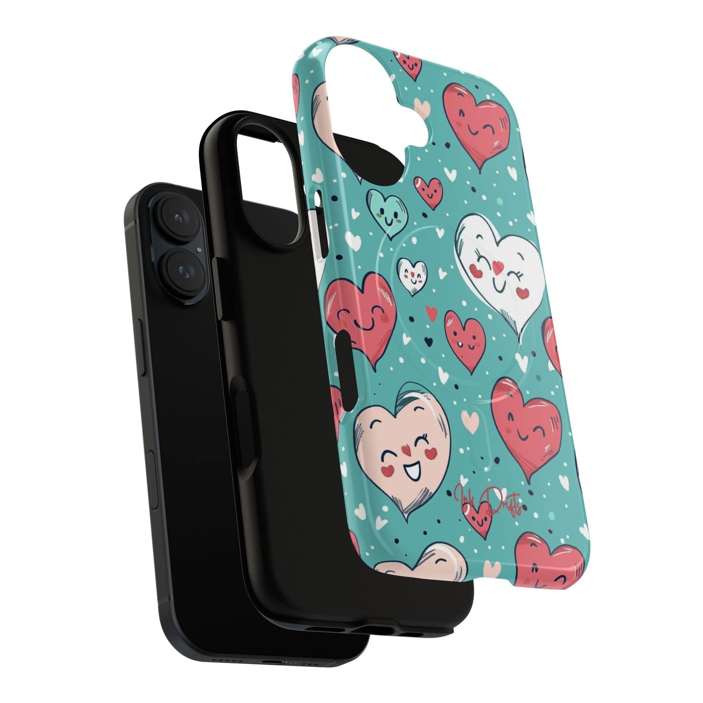 Phone Case - Happy Hearts | MagSafe iPhone Case
