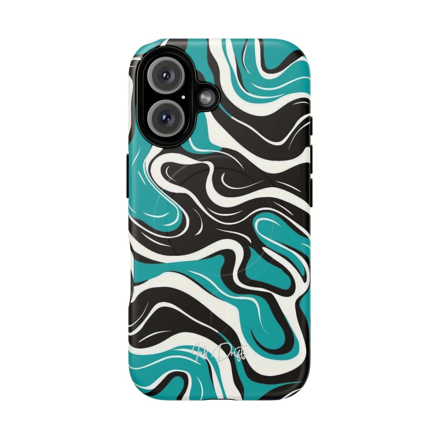 iPhone 16 Matte Phone Case - Teal Tempest | MagSafe iPhone Case