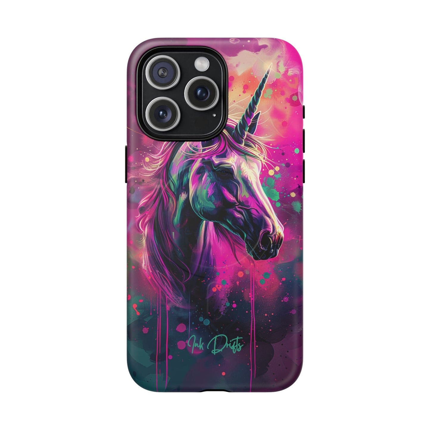 iPhone 15 Pro Max Matte Phone Case - Mystic Unicorn | MagSafe iPhone Case