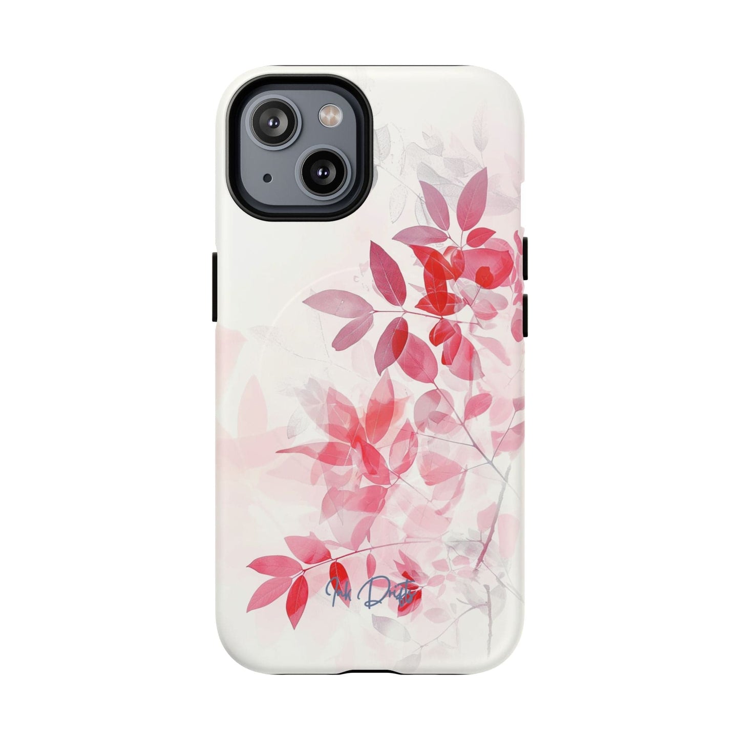 iPhone 14 Matte Phone Case - Whispering Leaves | MagSafe iPhone Case