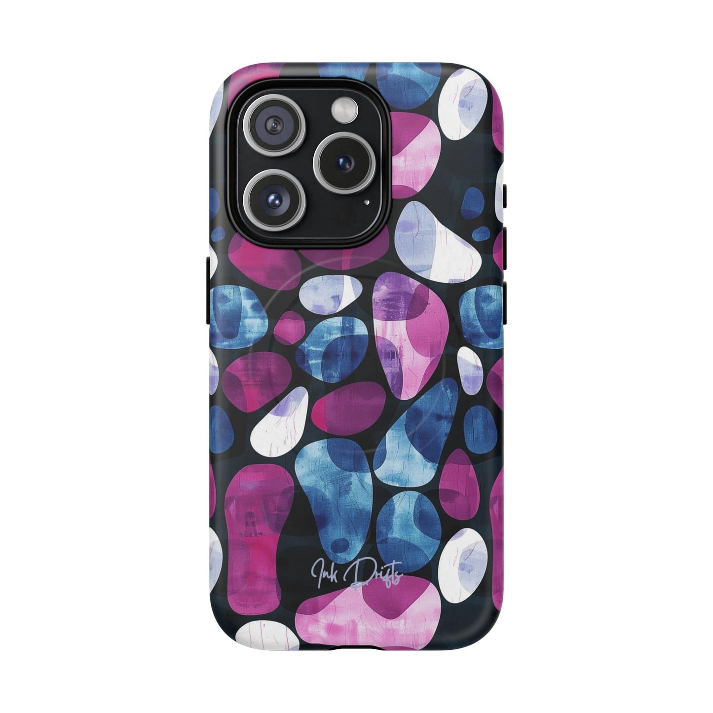 iPhone 15 Pro Matte Phone Case - Pebbles | MagSafe iPhone Case