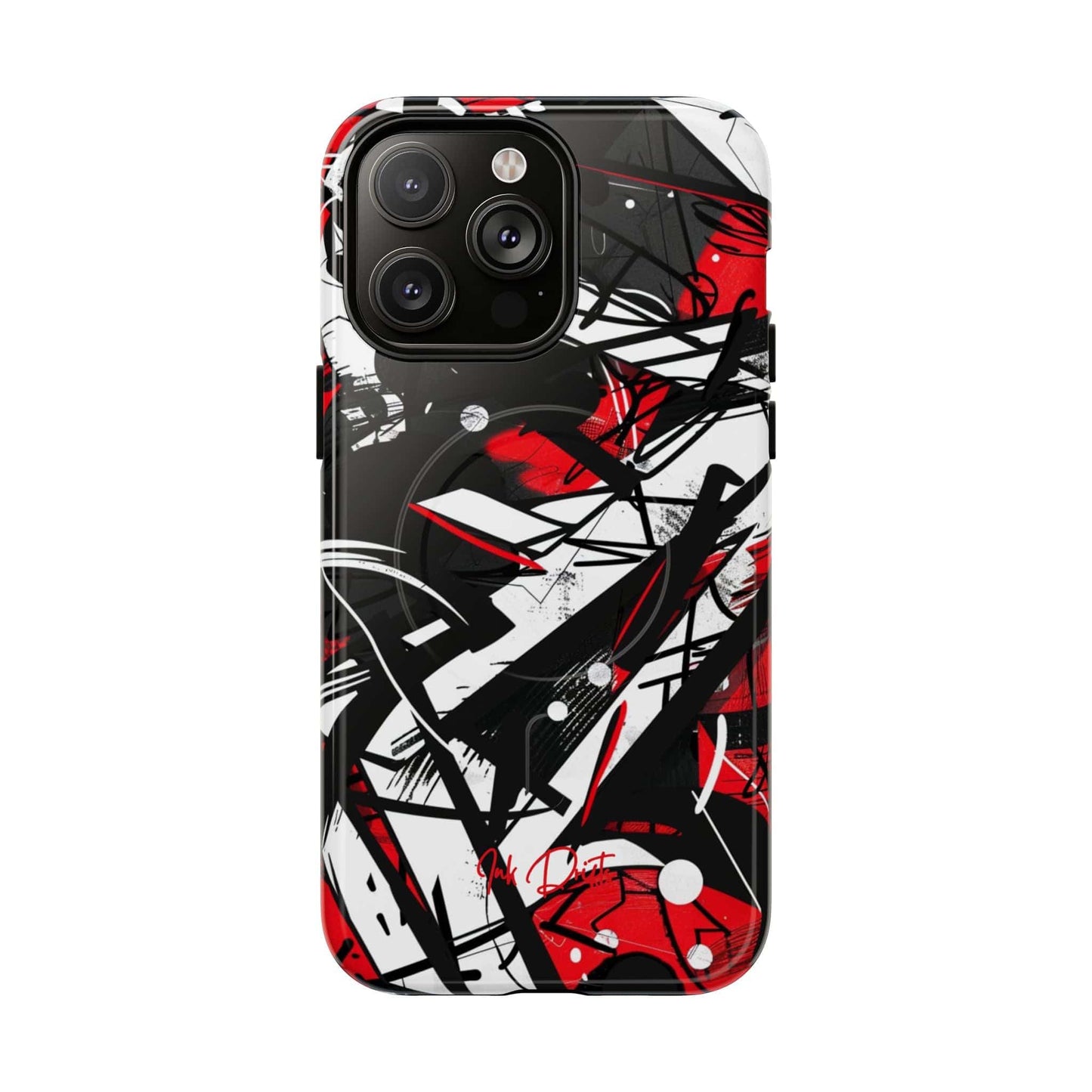iPhone 14 Pro Max Glossy Phone Case - Urban Chaos | MagSafe iPhone Case