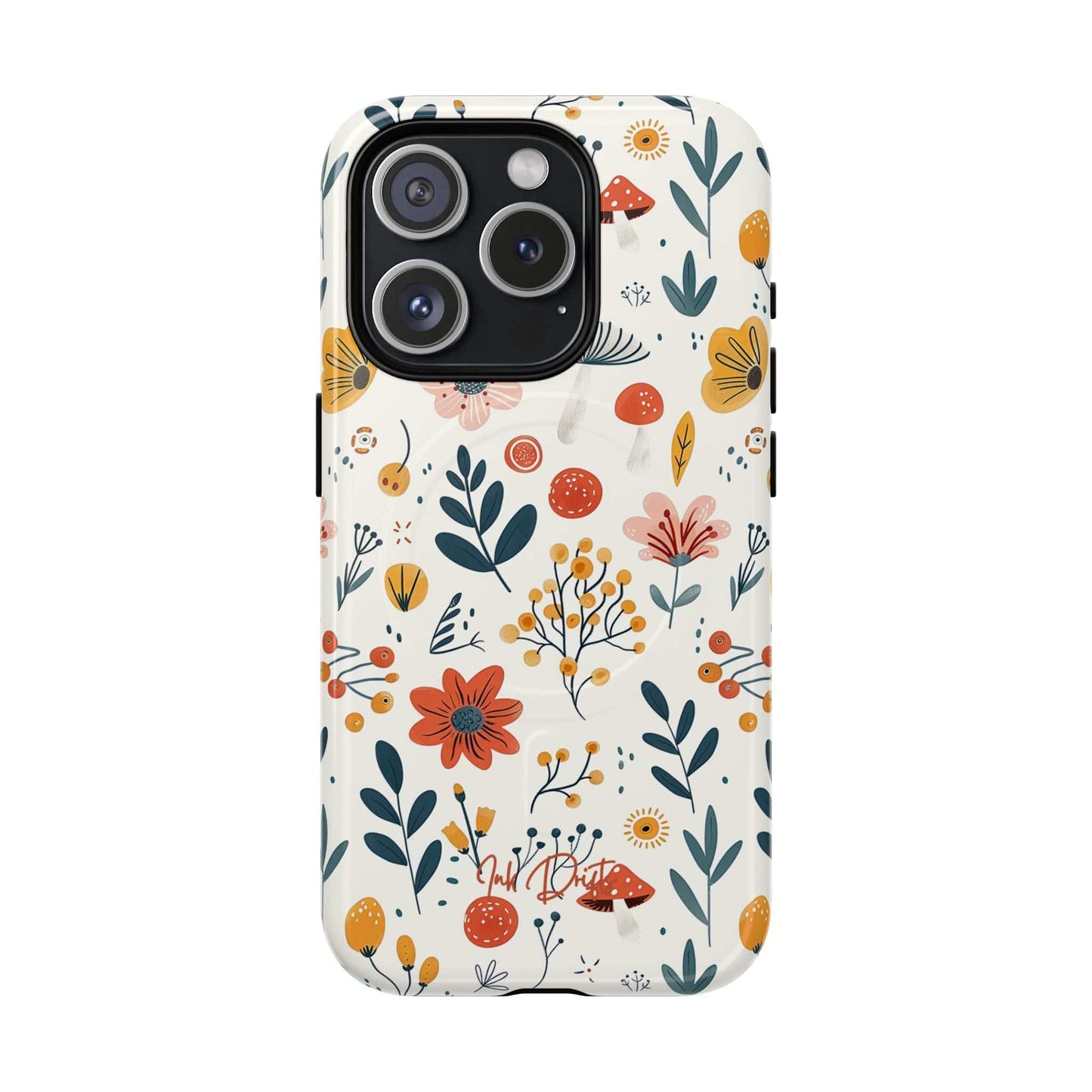iPhone 15 Pro Glossy Phone Case - Forest Whimsy | MagSafe iPhone Case