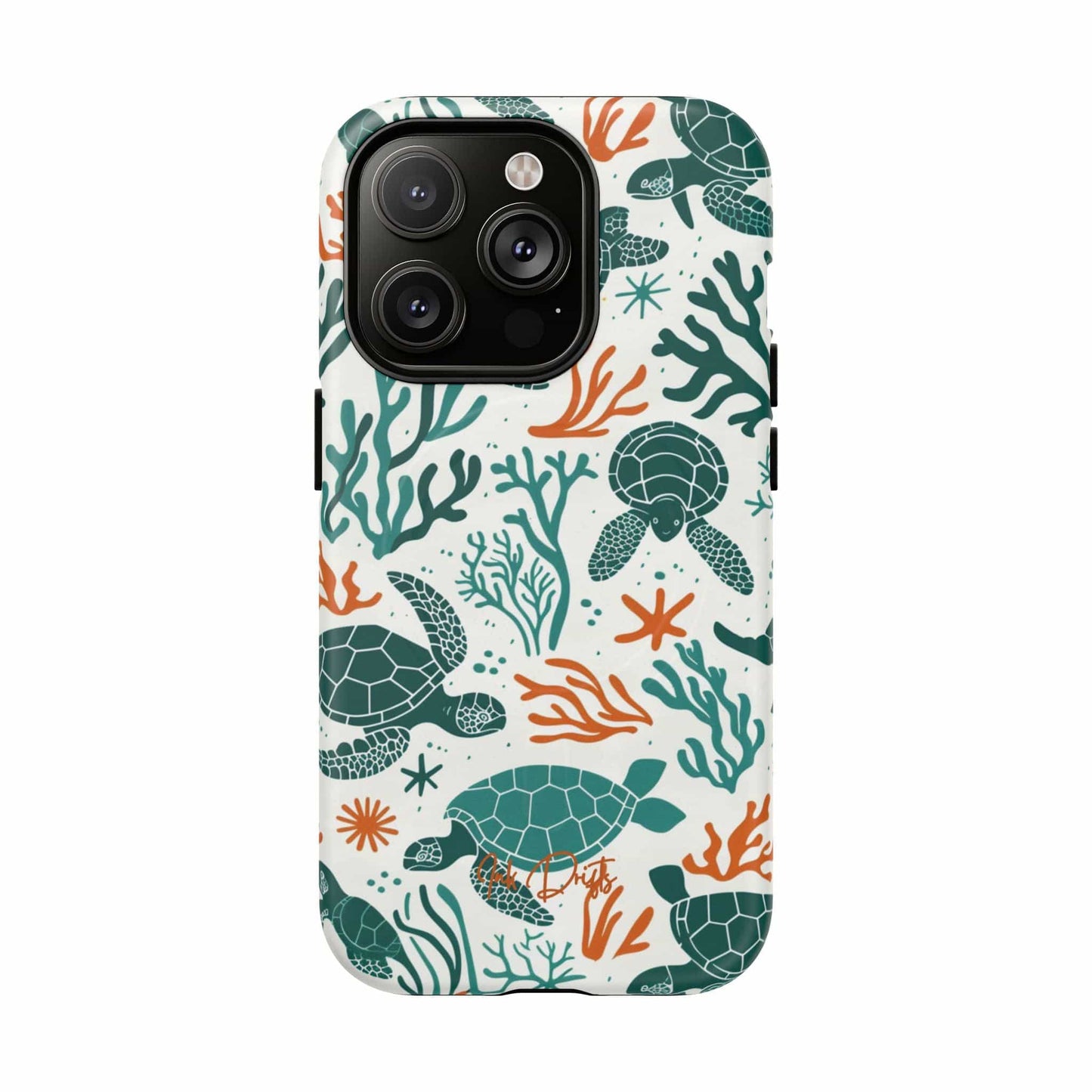 iPhone 14 Pro Matte Phone Case - Turtle Tango | MagSafe iPhone Case