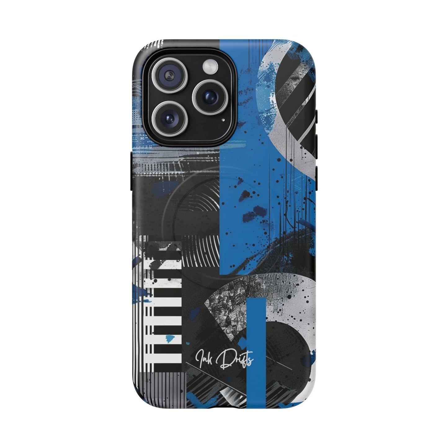 iPhone 15 Pro Max Matte Phone Case - Urban Geometry | MagSafe iPhone Case