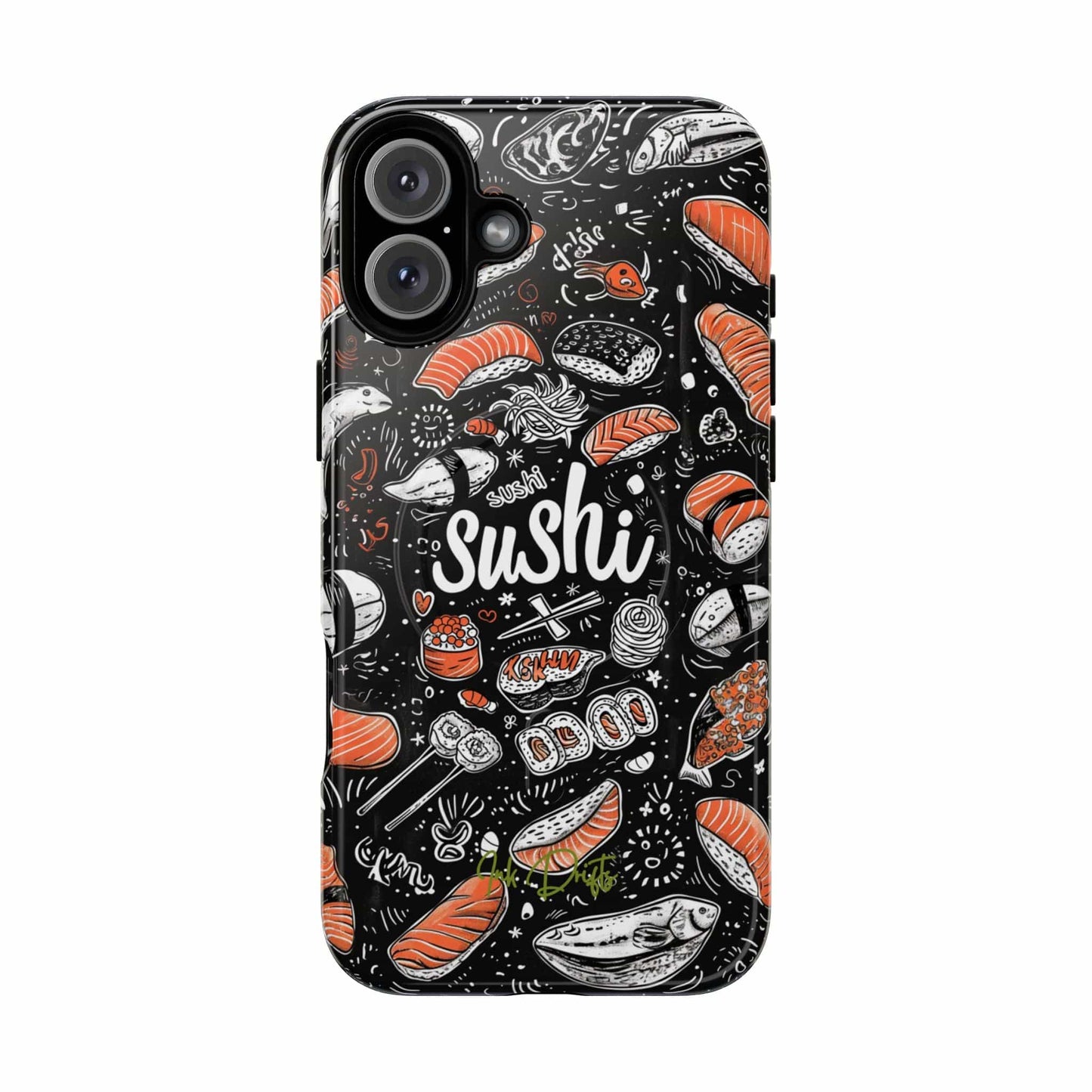 iPhone 16 Plus Glossy Phone Case - Sushi Delight | MagSafe iPhone Case
