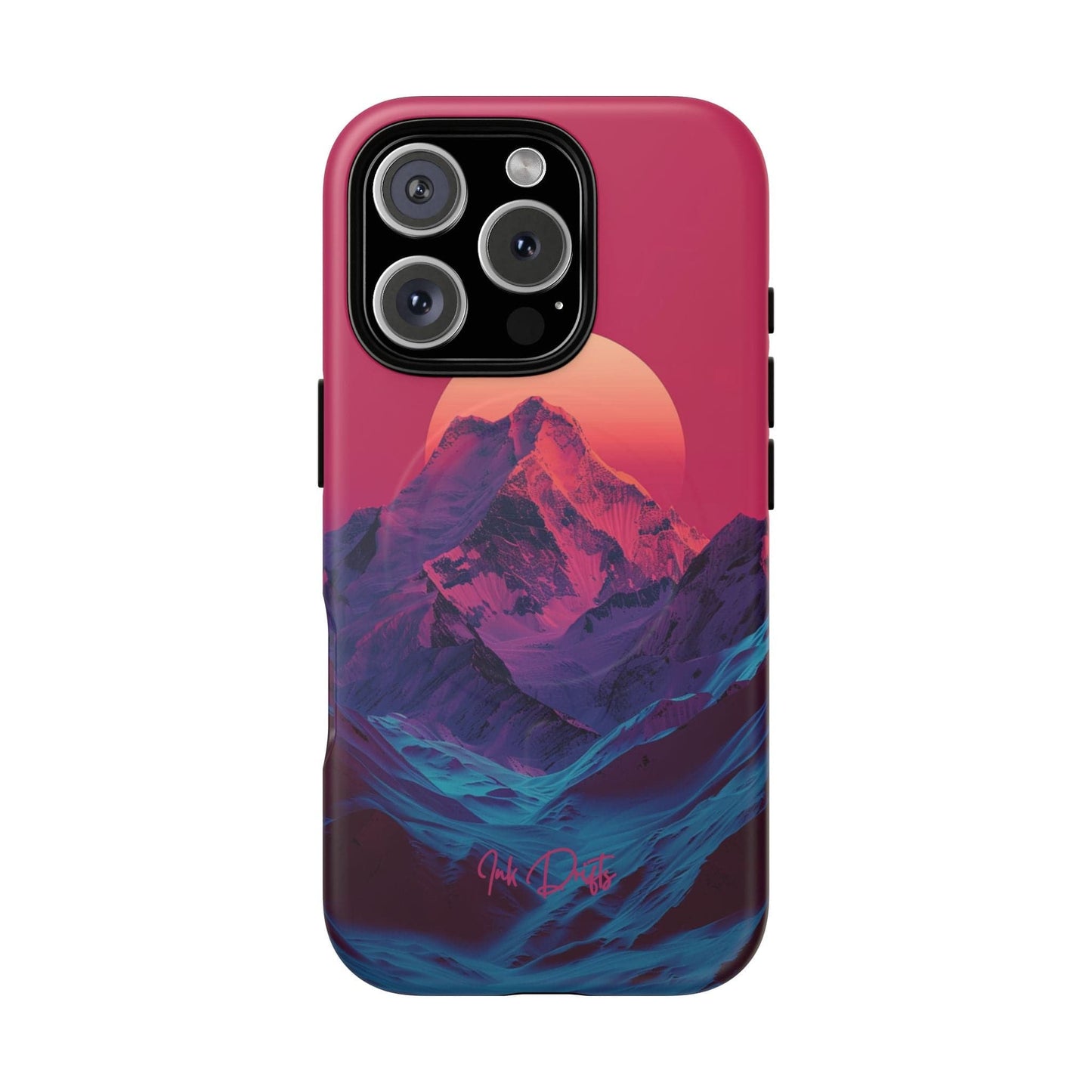 iPhone 16 Pro Matte Phone Case - Mountain Aura | MagSafe iPhone Case