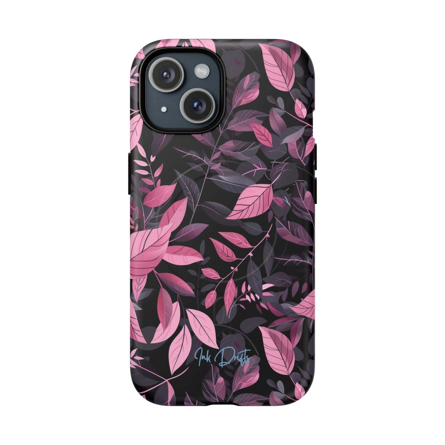 iPhone 15 Matte Phone Case - Dusky Leaves | MagSafe iPhone Case
