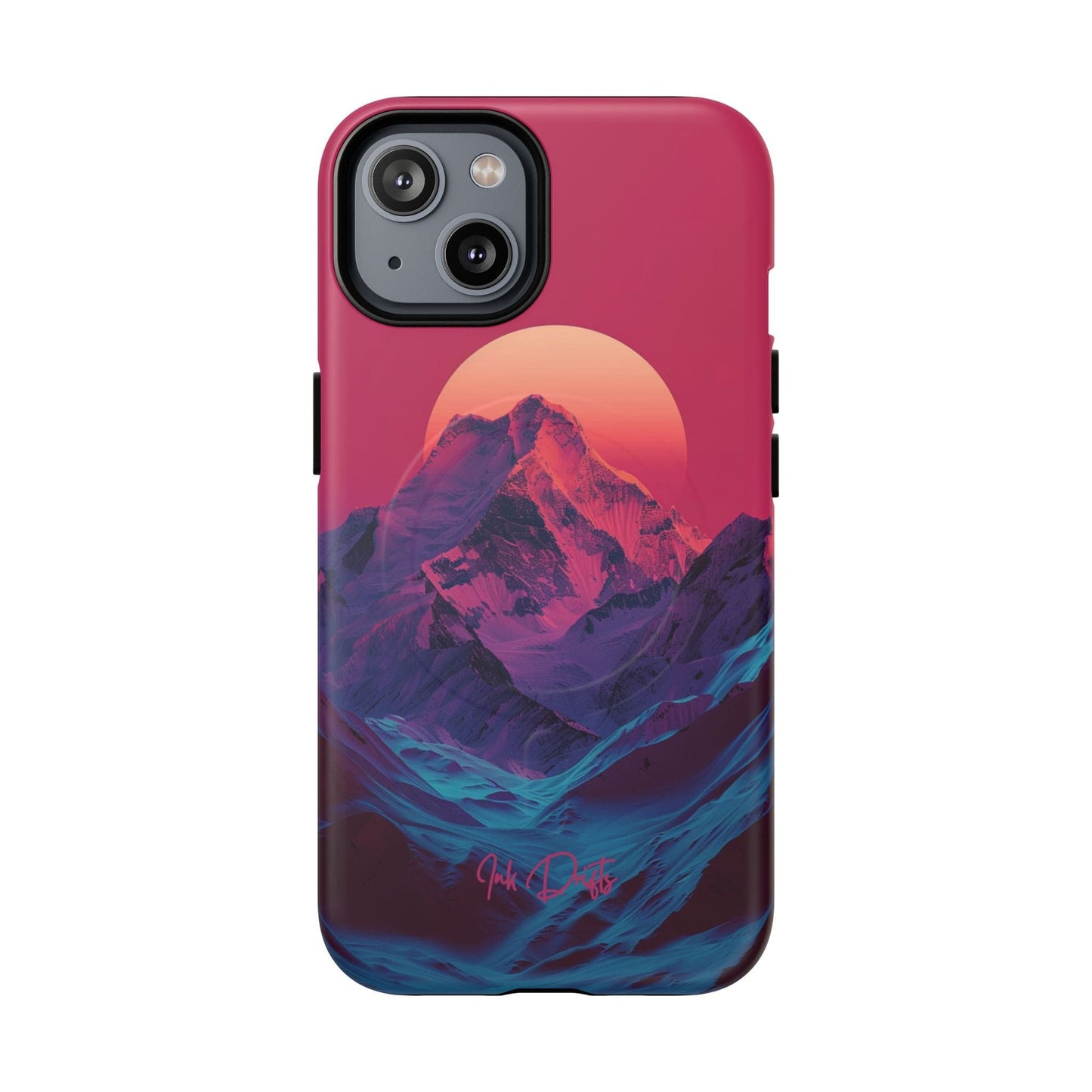 iPhone 14 Matte Phone Case - Mountain Aura | MagSafe iPhone Case