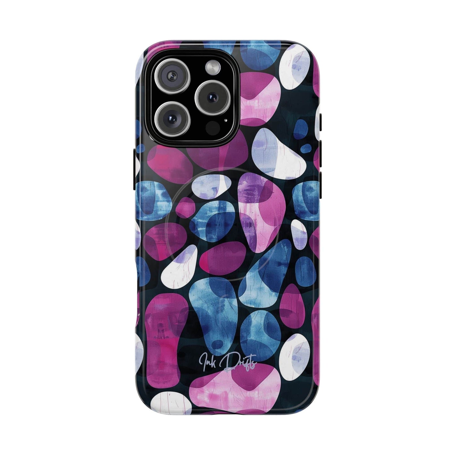 iPhone 16 Pro Max Glossy Phone Case - Pebbles | MagSafe iPhone Case