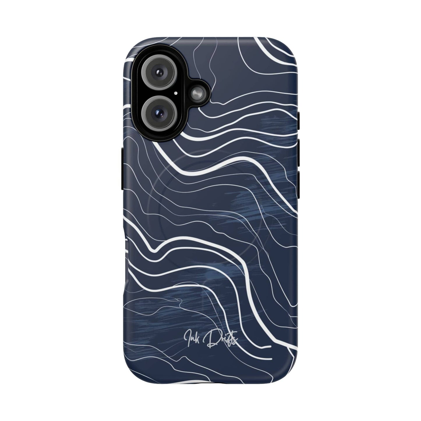 iPhone 16 Matte Phone Case - Ocean Waves | MagSafe iPhone Case
