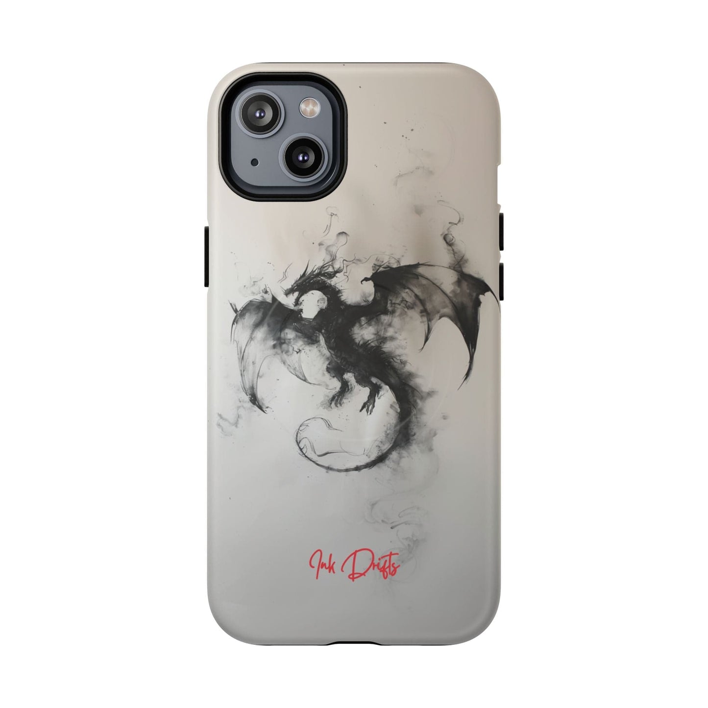 iPhone 14 Plus Matte Phone Case - Smoky Dragon | MagSafe iPhone Case