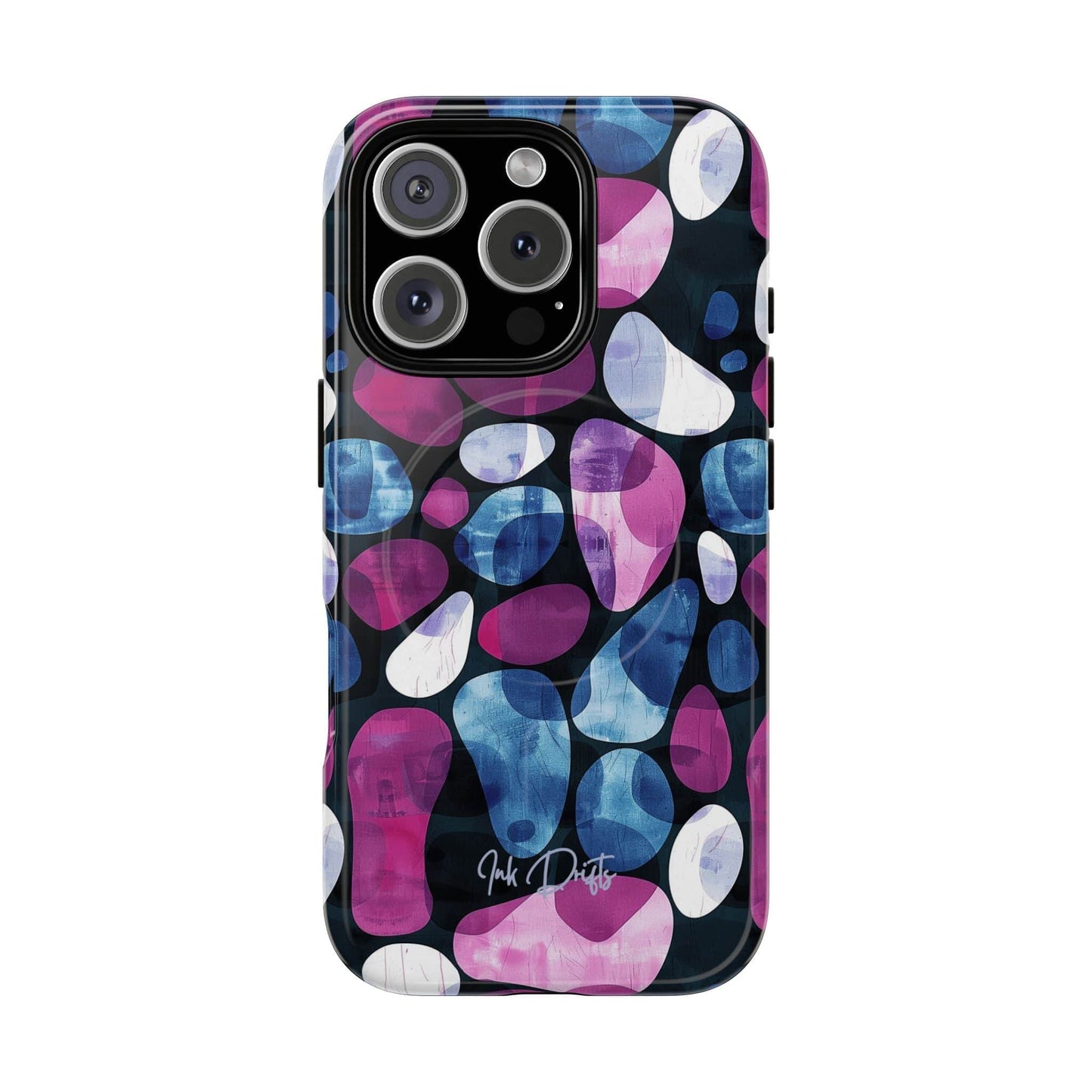 iPhone 16 Pro Glossy Phone Case - Pebbles | MagSafe iPhone Case