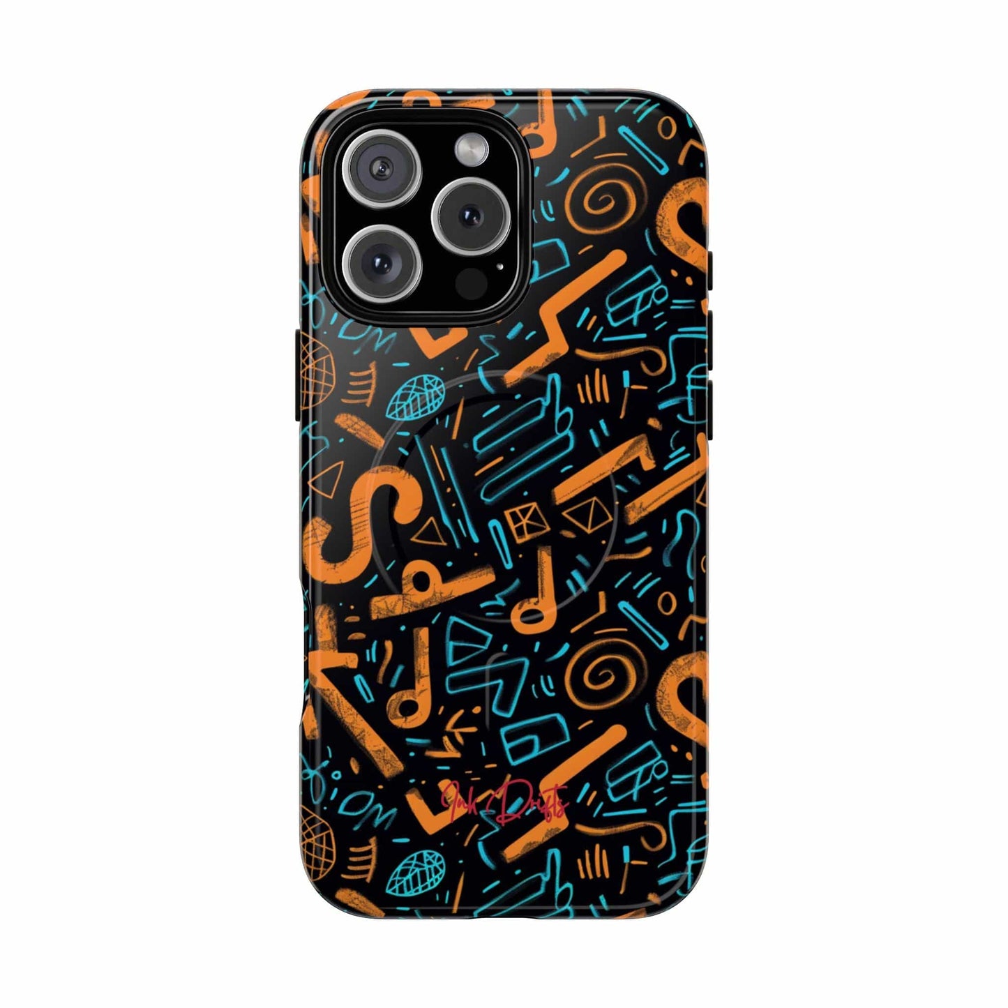 iPhone 16 Pro Max Glossy Phone Case - Electric Jive | MagSafe iPhone Case