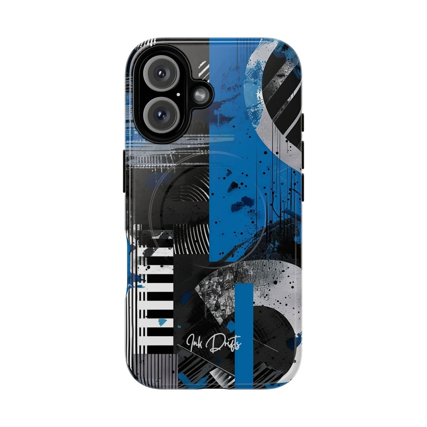 iPhone 16 Glossy Phone Case - Urban Geometry | MagSafe iPhone Case