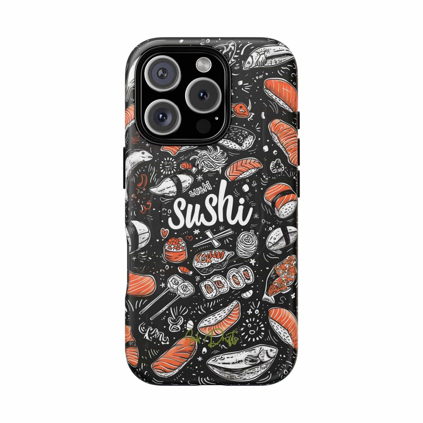 iPhone 16 Pro Matte Phone Case - Sushi Delight | MagSafe iPhone Case