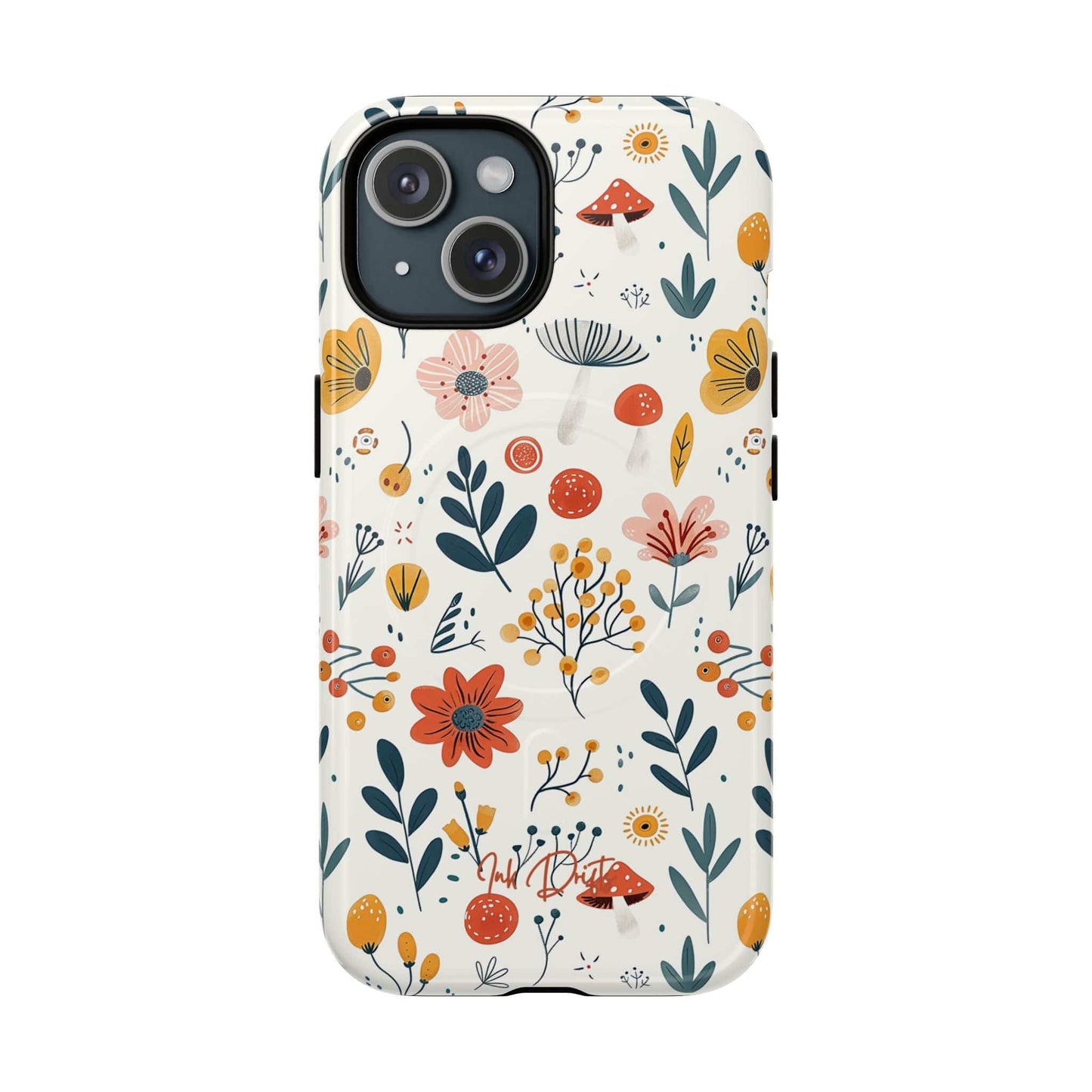 iPhone 15 Glossy Phone Case - Forest Whimsy | MagSafe iPhone Case