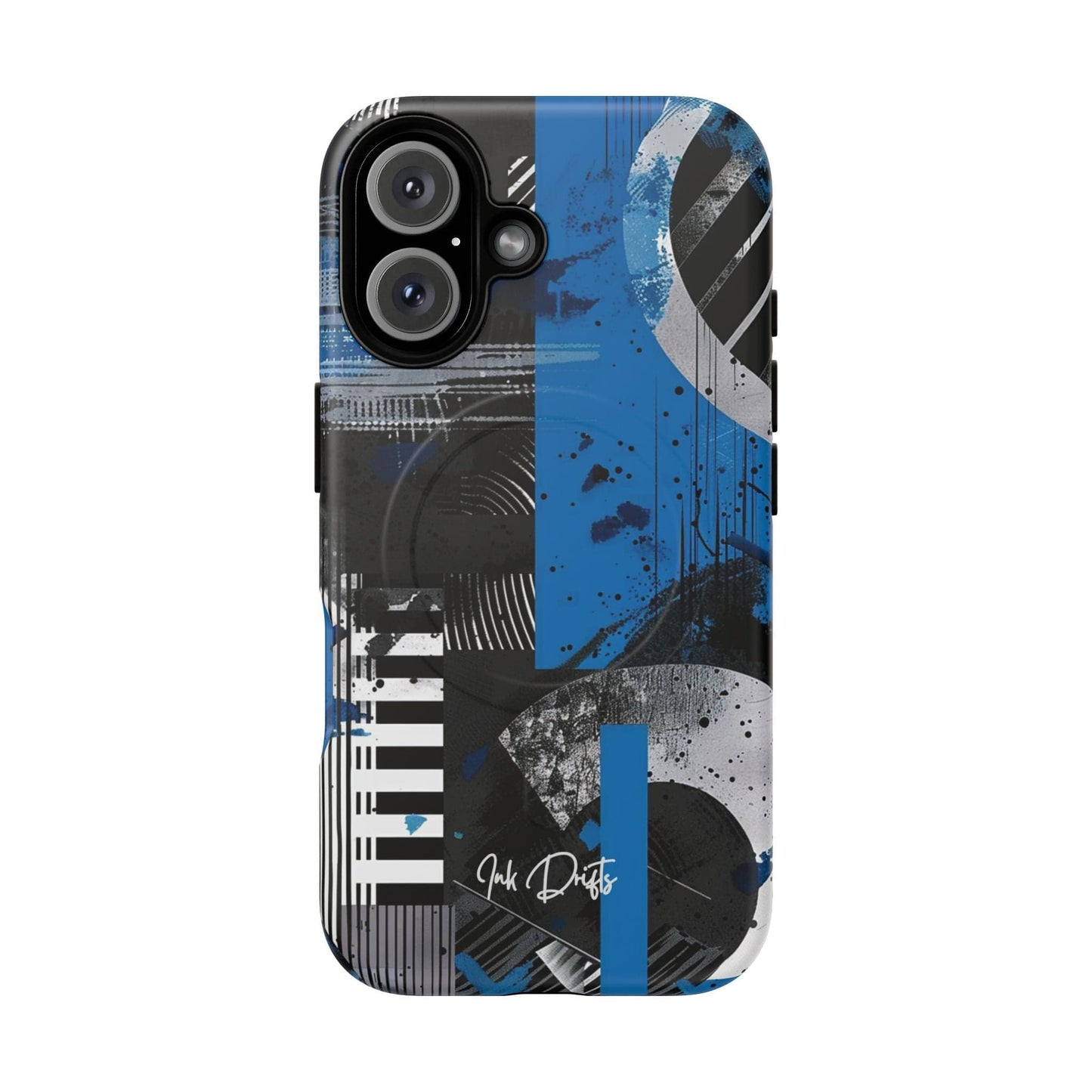iPhone 16 Matte Phone Case - Urban Geometry | MagSafe iPhone Case