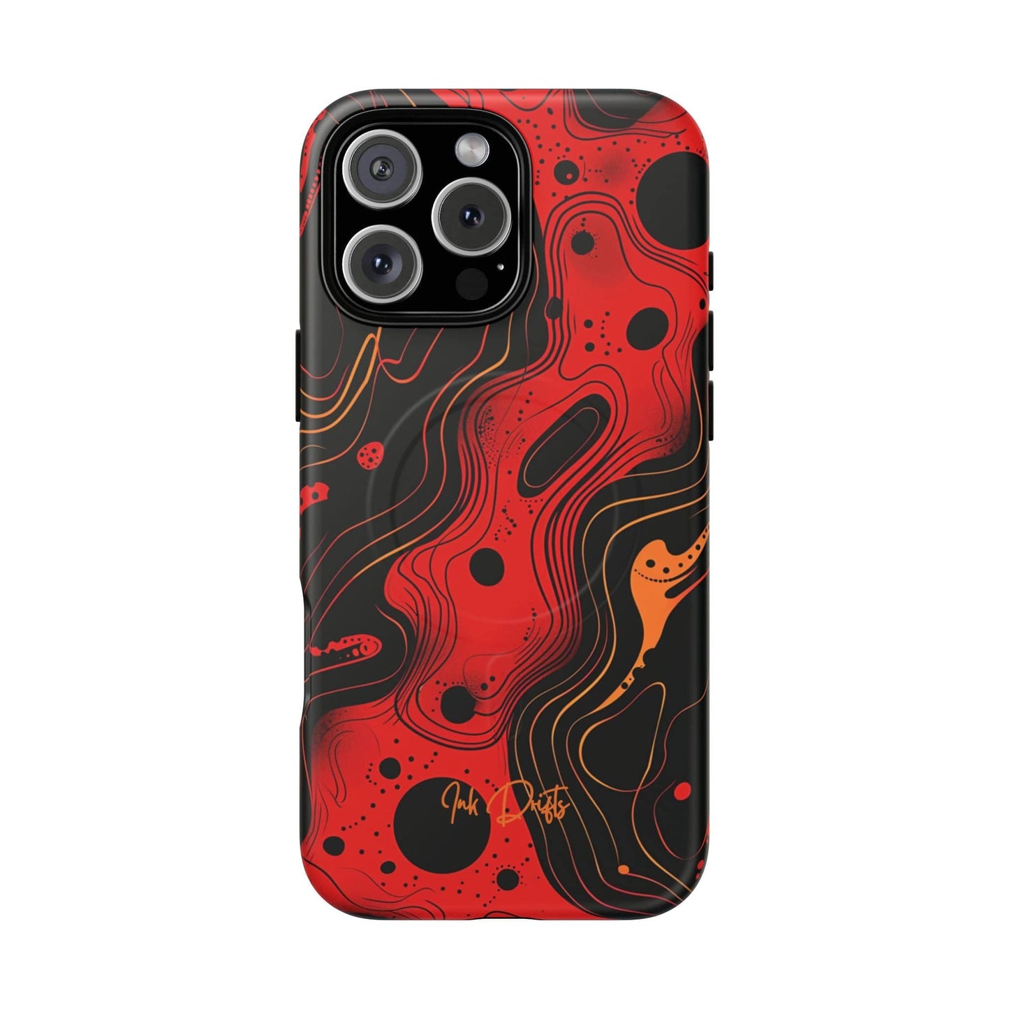iPhone 16 Pro Max Matte Phone Case - Magma Flow | MagSafe iPhone Case