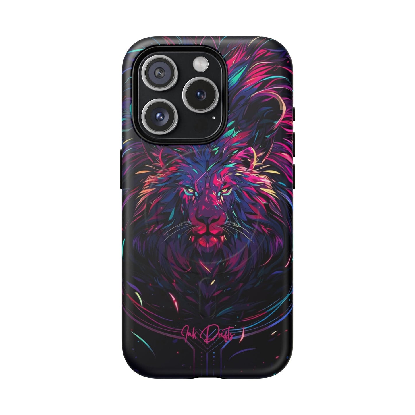 iPhone 15 Pro Matte Phone Case - Neon Majesty | MagSafe iPhone Case