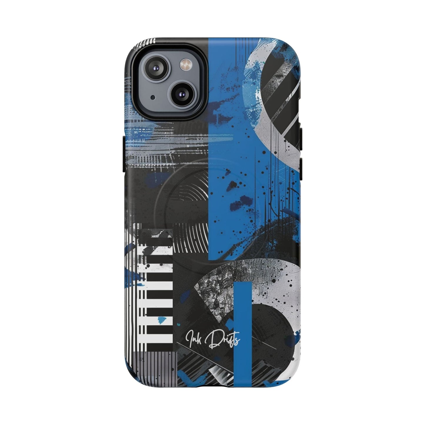 iPhone 14 Plus Matte Phone Case - Urban Geometry | MagSafe iPhone Case