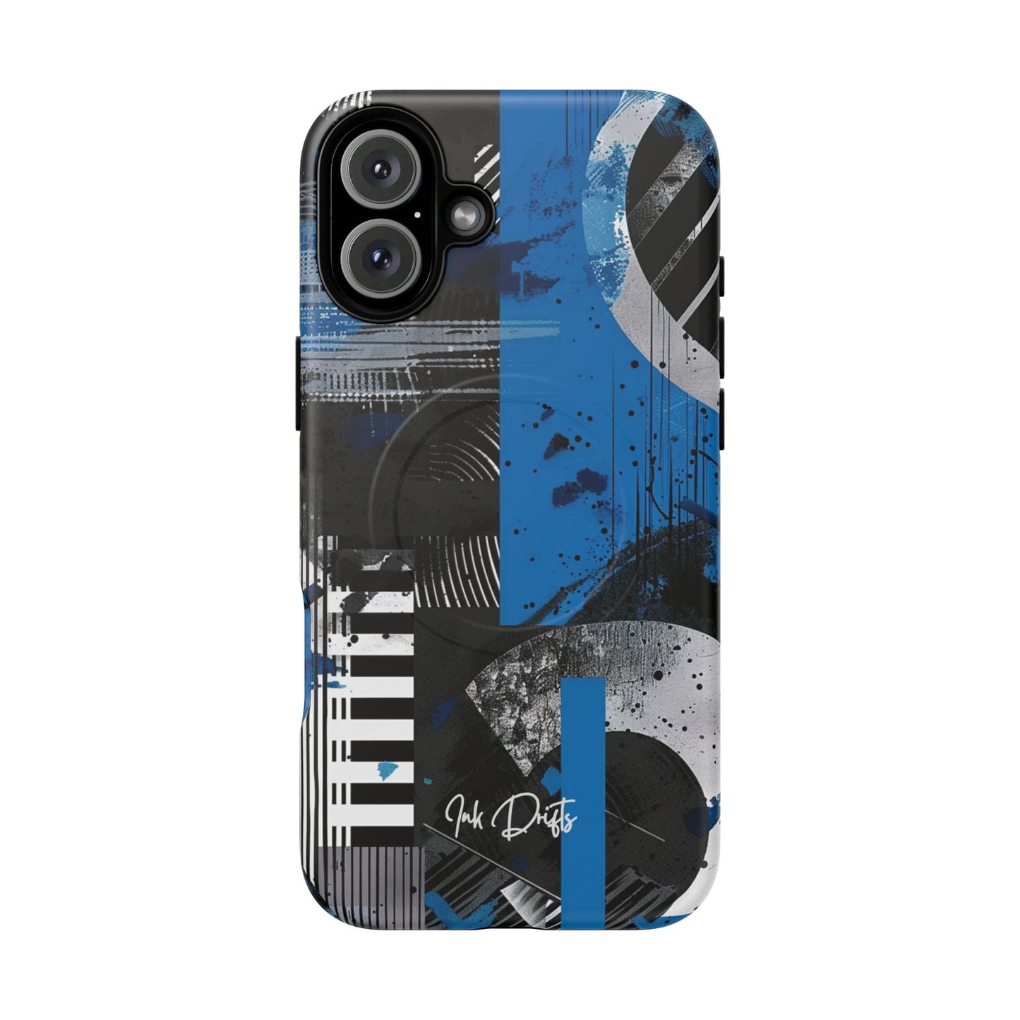 iPhone 16 Plus Matte Phone Case - Urban Geometry | MagSafe iPhone Case