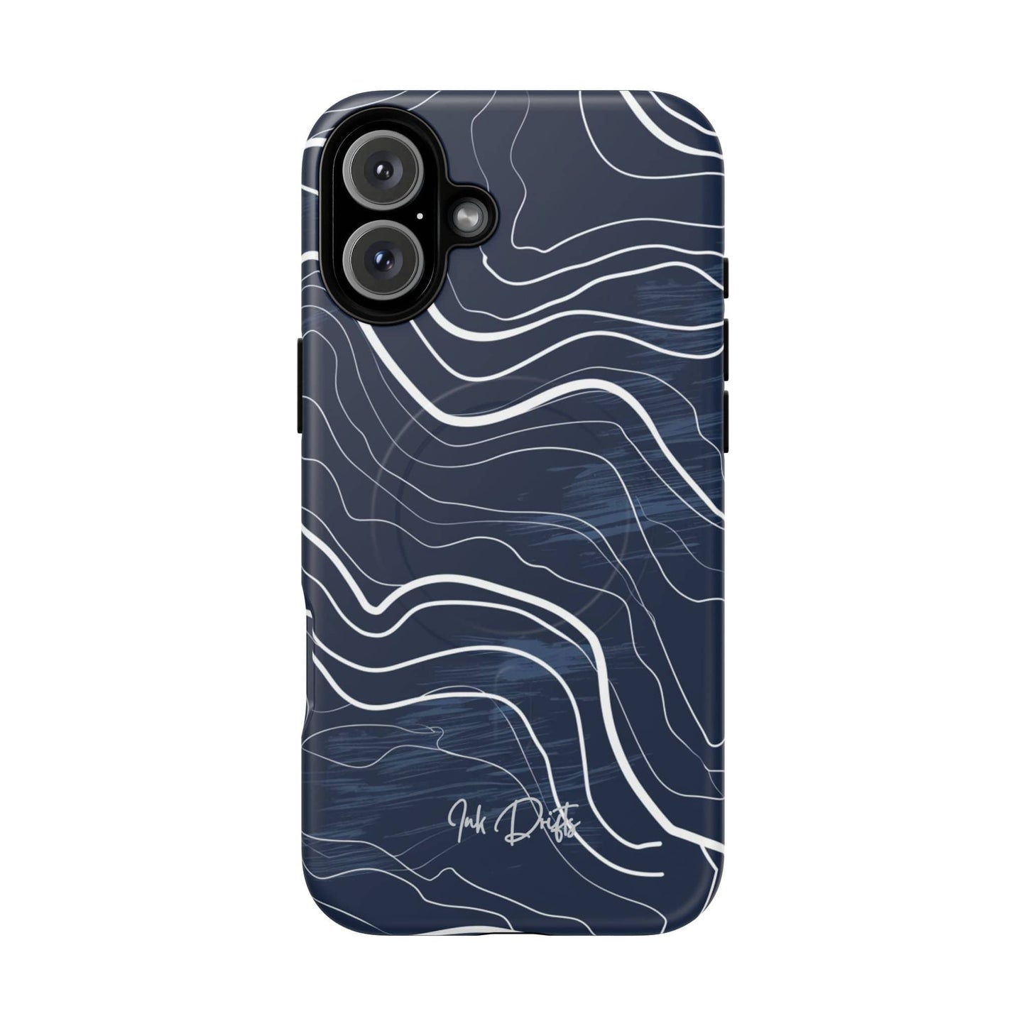 iPhone 16 Plus Matte Phone Case - Ocean Waves | MagSafe iPhone Case