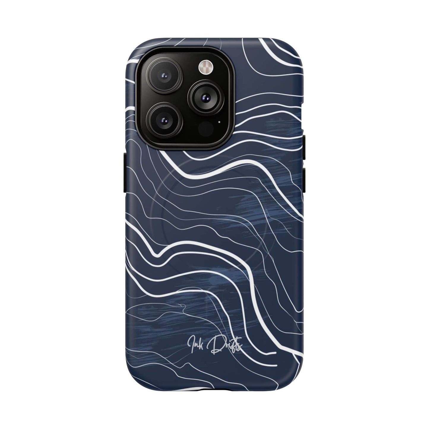iPhone 14 Pro Matte Phone Case - Ocean Waves | MagSafe iPhone Case