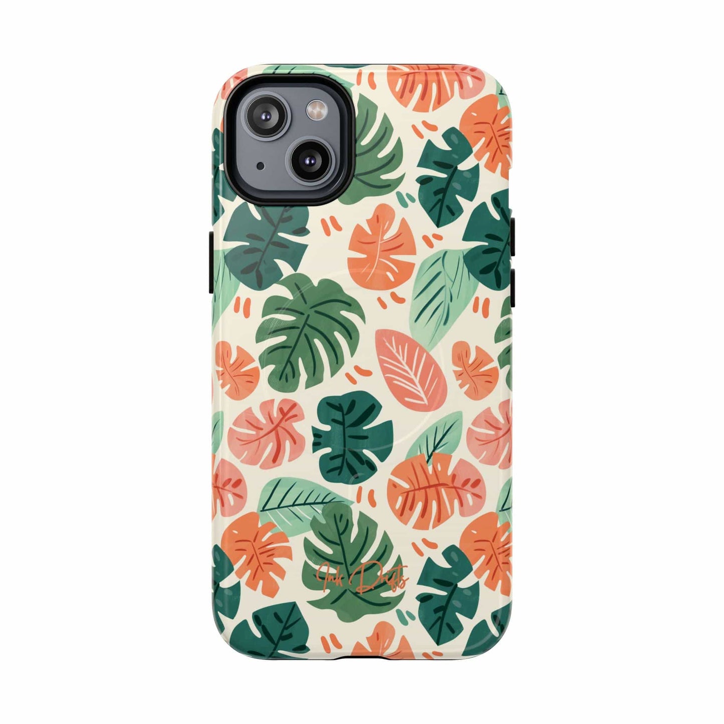 iPhone 14 Plus Glossy Phone Case - Tropical Breeze | MagSafe iPhone Case